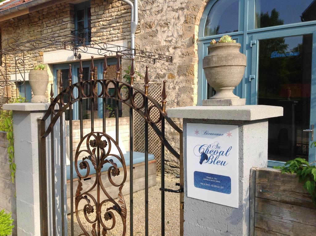 Au Cheval Bleu Bed and Breakfast Fontenay-près-Vézelay Exterior foto